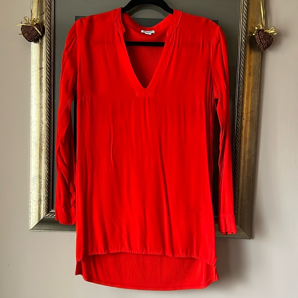 Splendid Orange Hi Low Tunic X Small